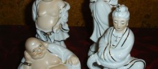 Virgenes y budas antiguas-porcelana-juego completo