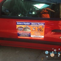 RÓTULO IMANTADO PUBLICITARIO PARA EL COCHE